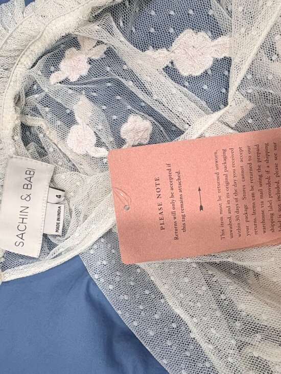 BHLDN Sachin + Babi Wedding Gown Avila Size 4 - Picture 10 of 10